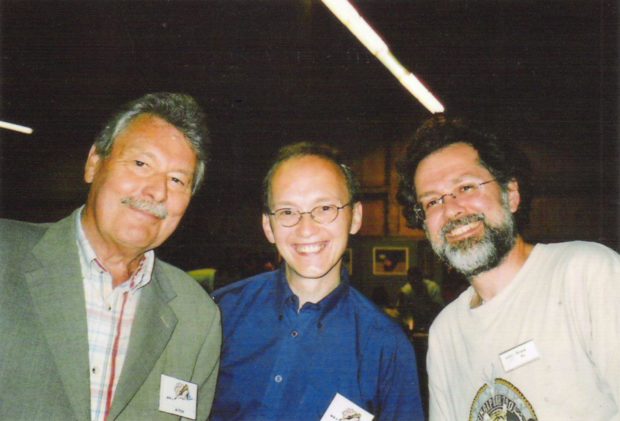 avec Frank Pé et André-Paul Duchâteau